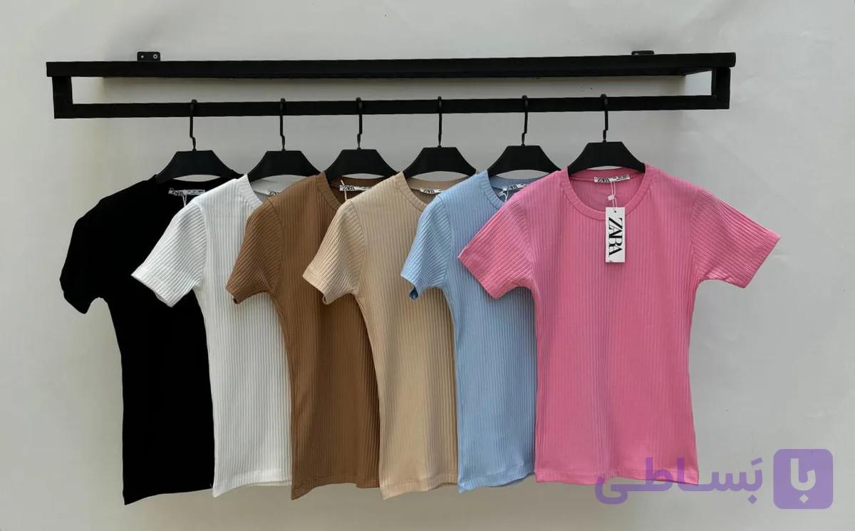 تیشرت ساده بلند کبریتی — تصویر 1