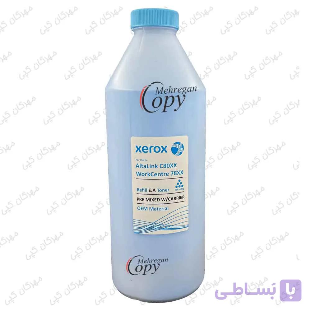 تونر شارژ رنگی کپی زیراکس Xerox 7556/7855/7970/8055 فابریک – رنگ آبی — تصویر 1