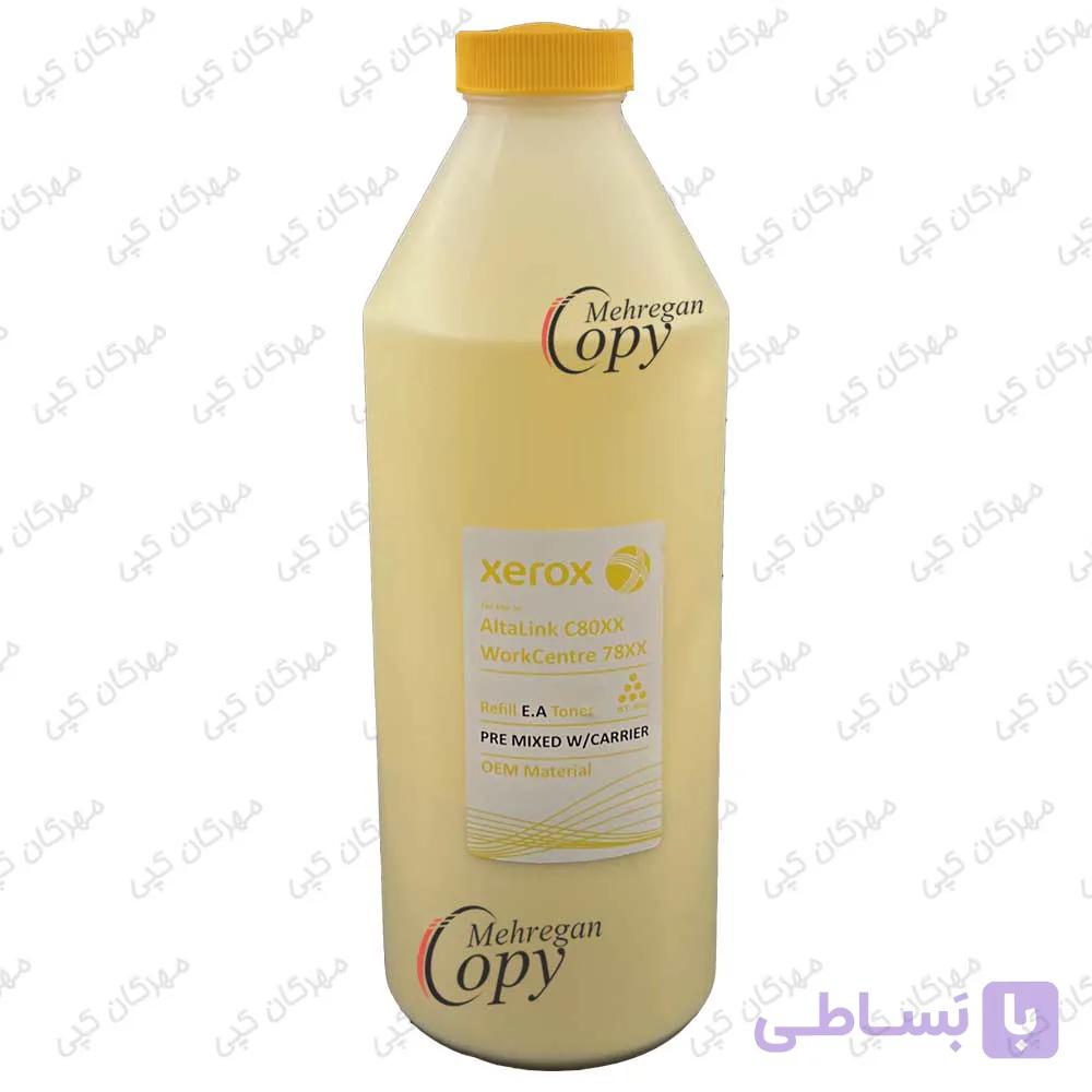 تونر شارژ رنگی کپی زیراکس Xerox 7556/7855/7970/8055 فابریک – رنگ زرد — تصویر 1
