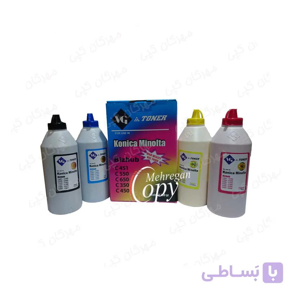 تونر شارژ رنگی کپی کونیکا مینولتا وی جی Konica Minolta C450/452 VG — تصویر 1