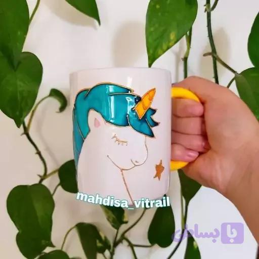 ماگ یونیکورن سفید