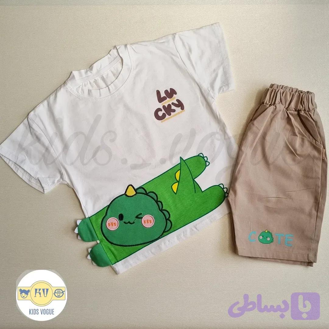 ست تیشرت و شلوارک پسرانه