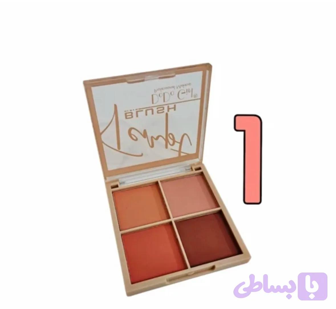 رژگونه پالتی ۴ رنگ برند دودوگرل