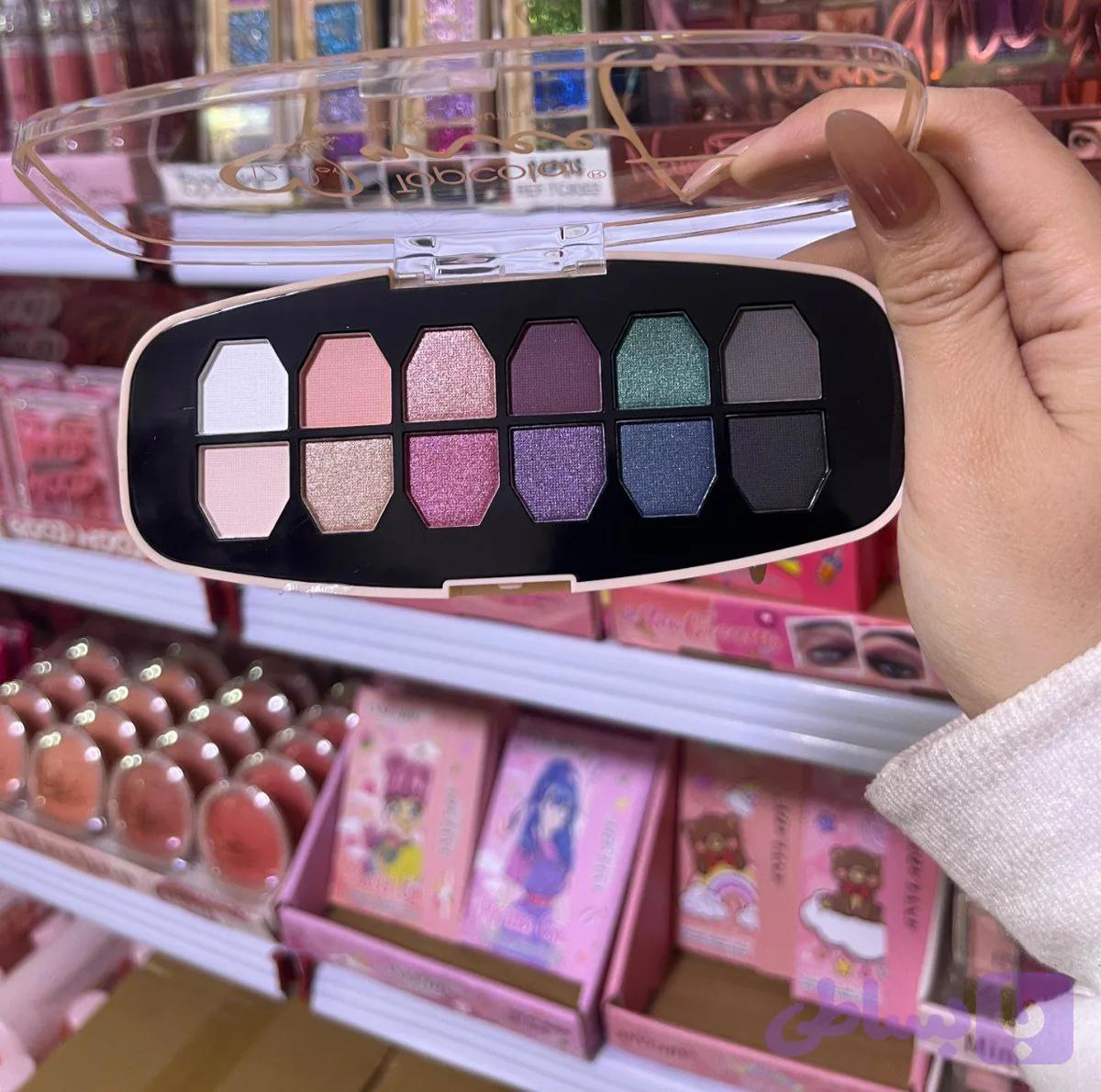 سایه ۱۲ رنگ برند topcolor۳۰۰۷