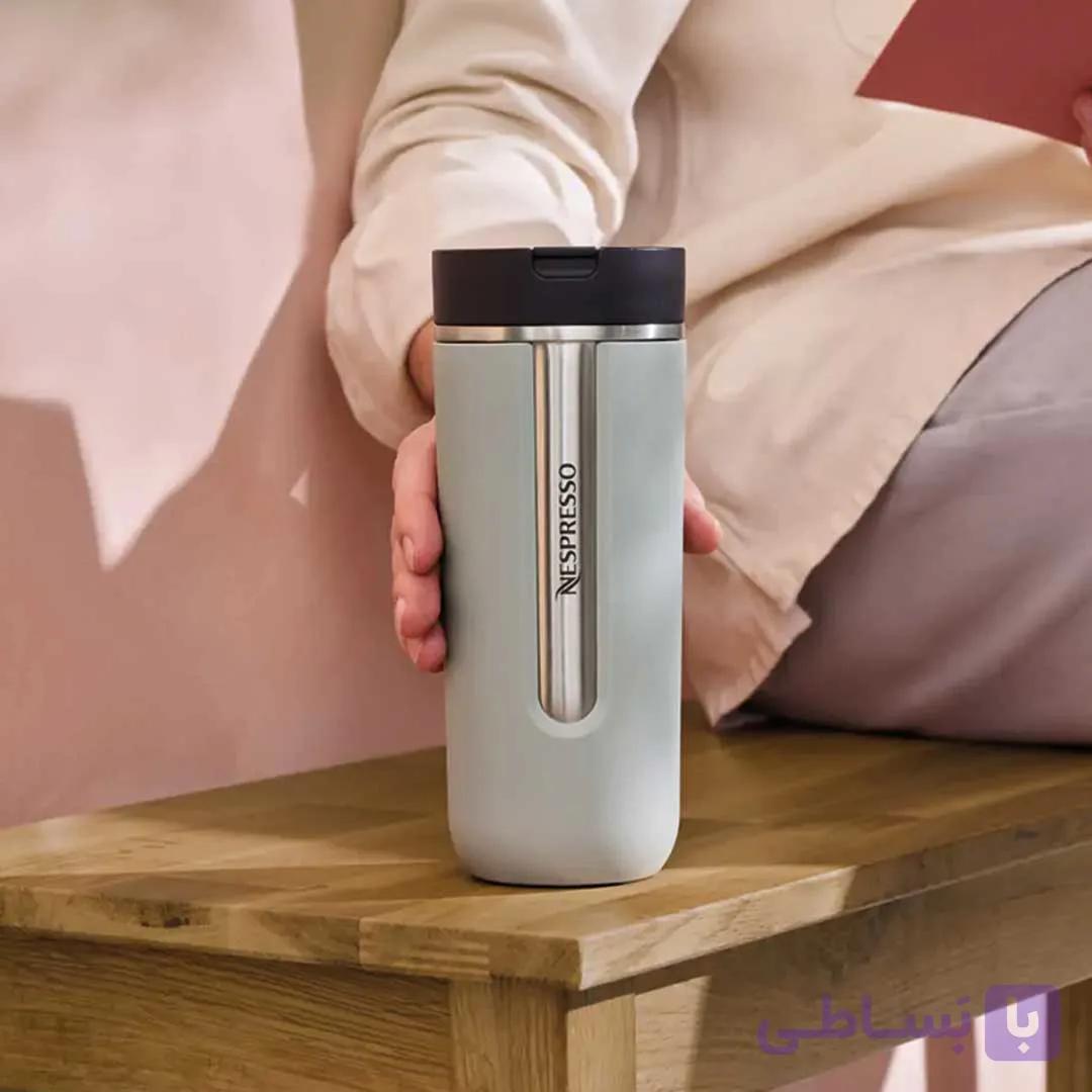 تراول ماگ آبی دودی نسپرسو Nespresso Smokey Blue Travel Mug — تصویر 1