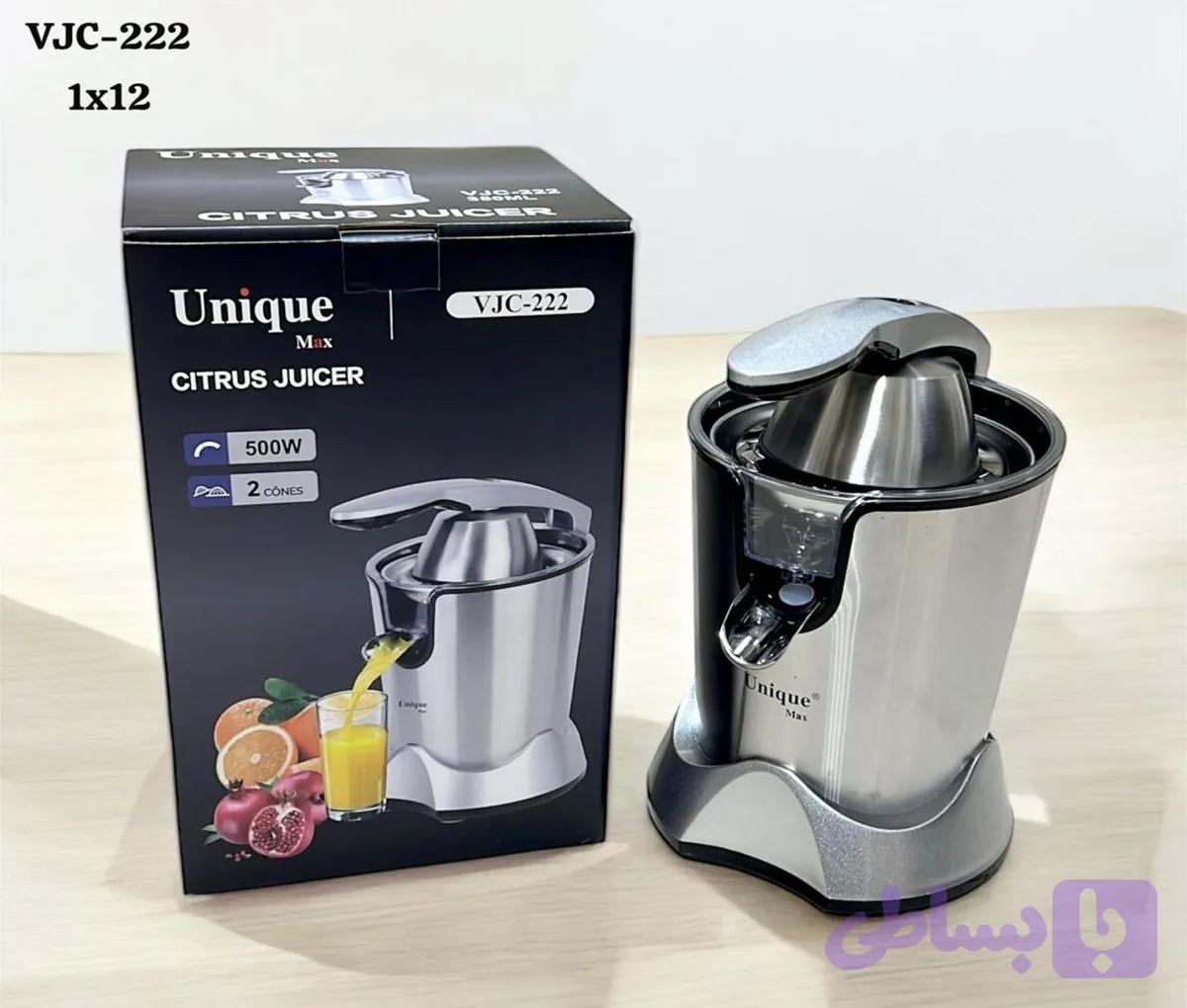 آبمیوه گیری برقی یونیک مدل VJC222