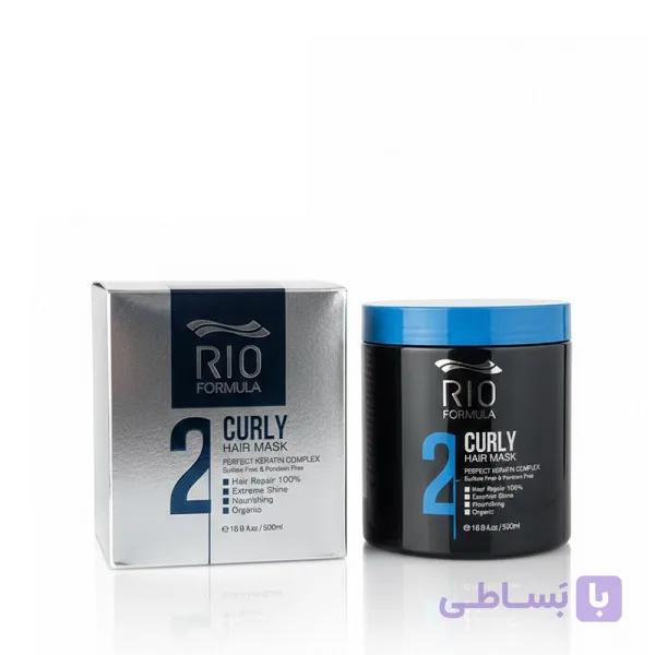 ماسک تقویت کننده موی فر شماره 2 ریو
