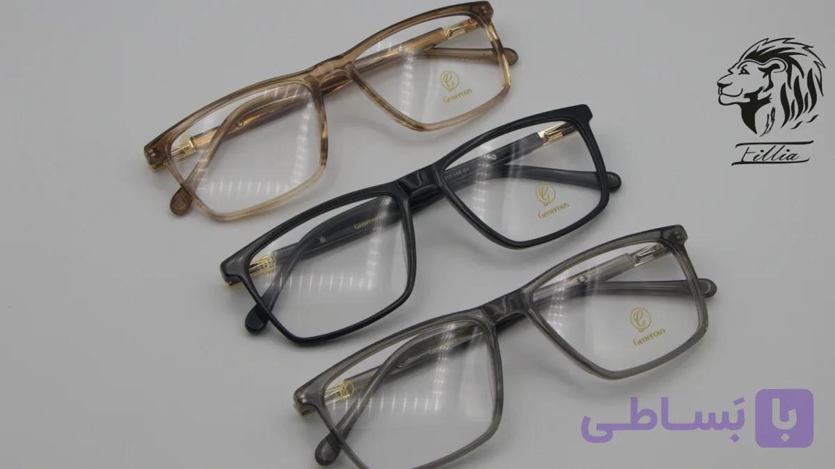 عینک کائوچو مردانه طبی کد G7601 — تصویر 1