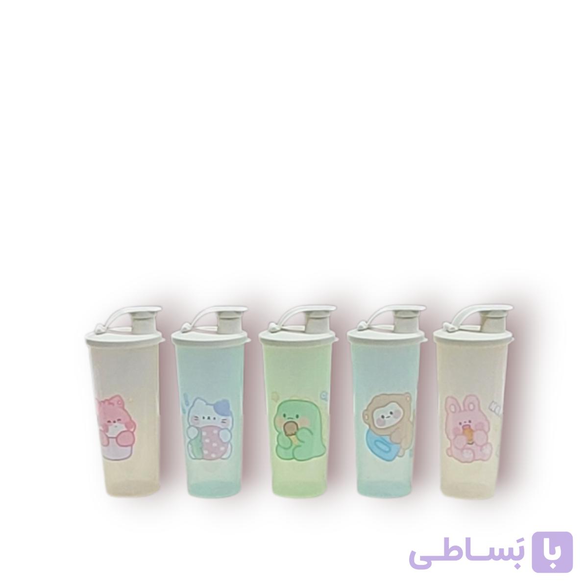 لیوان پلاستیکی فانتزی درب دار