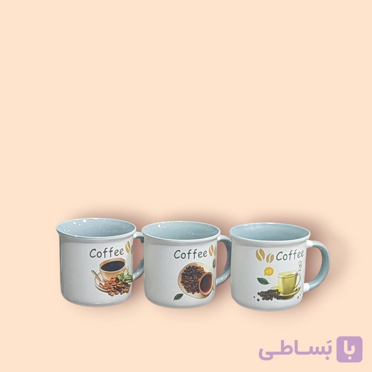 ماگ سرامیکی طرح کافی (بدون جعبه)