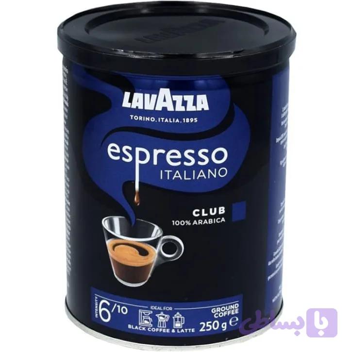 قهوه لاوازا کلاب قوطی Club (۲۵۰ گرمی)
