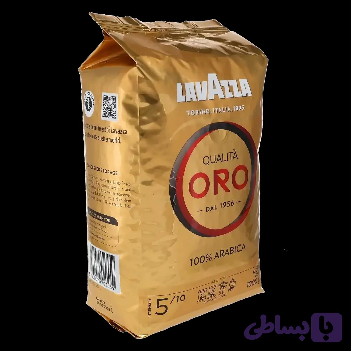 دانه قهوه لاوازا اورو 1 کیلوگرمی _ LAVAZZA ORO