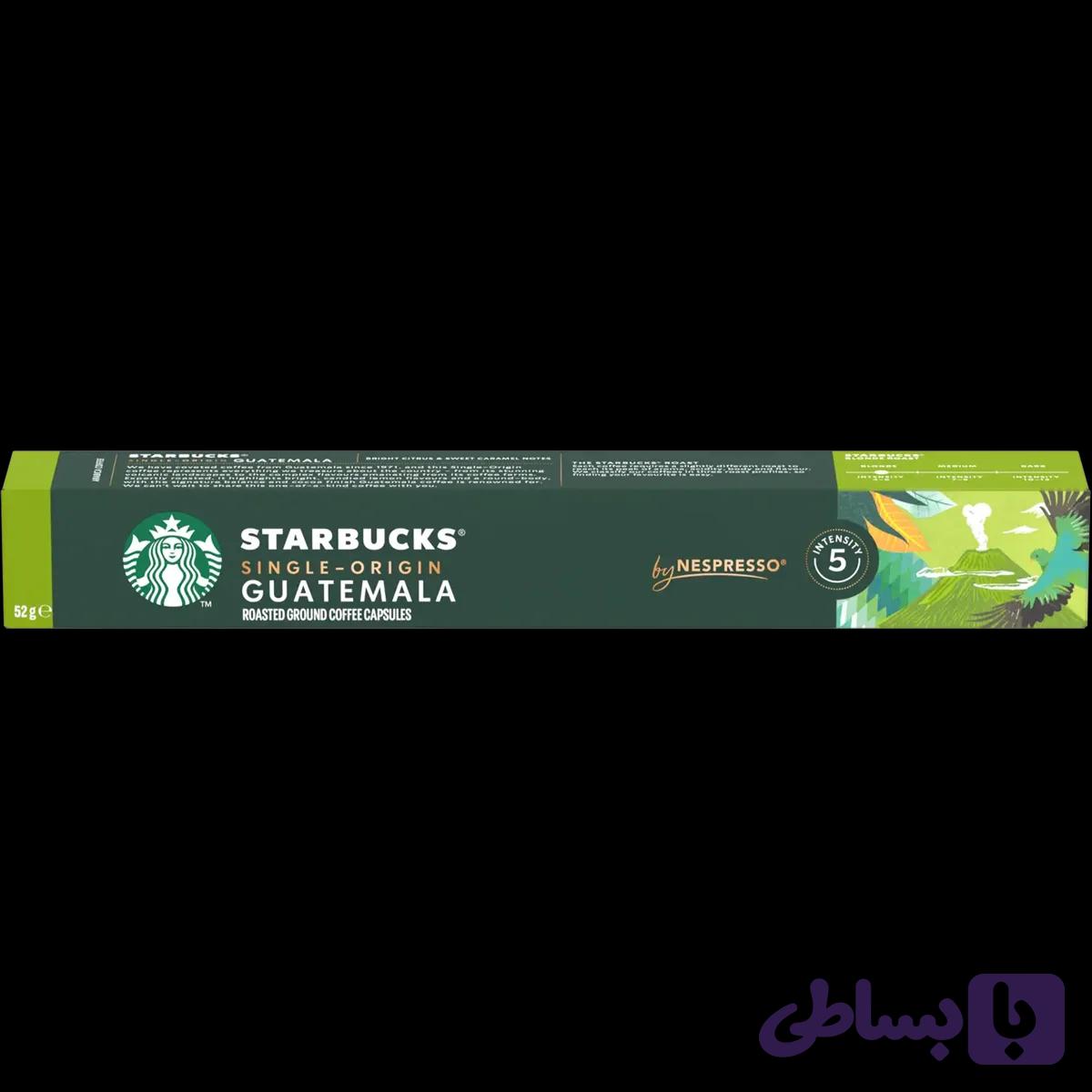 کپسول قهوه استارباکس ۱۰ عددی مدل Starbucks Single-Origin Guatemala