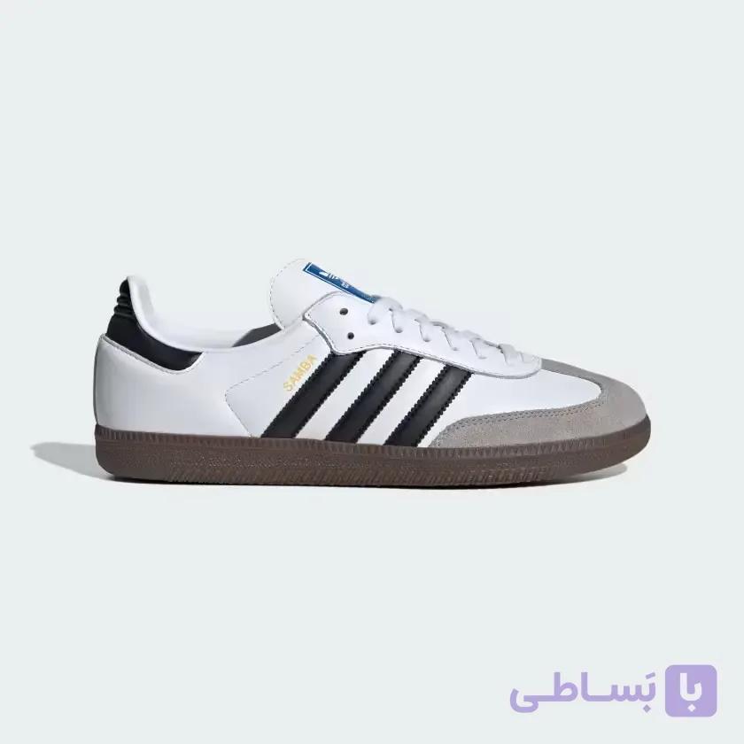 کتانی آدیداس سامبا سفید مشکی – Adidas Samba White Black