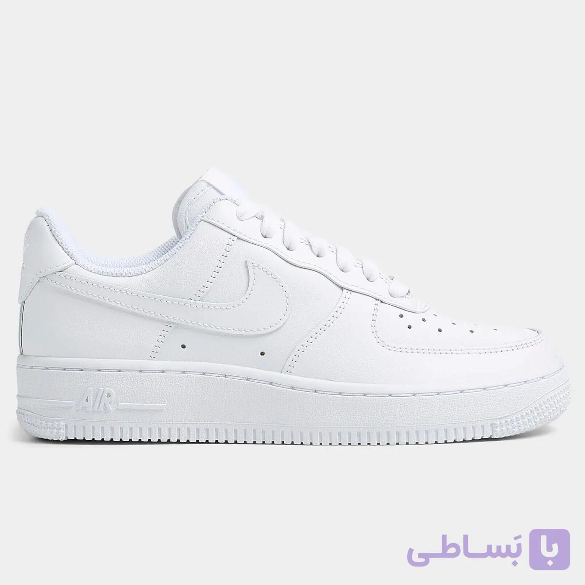 کتانی کلاسیک نایک ایرفورس سفید کامل nike airforce all white