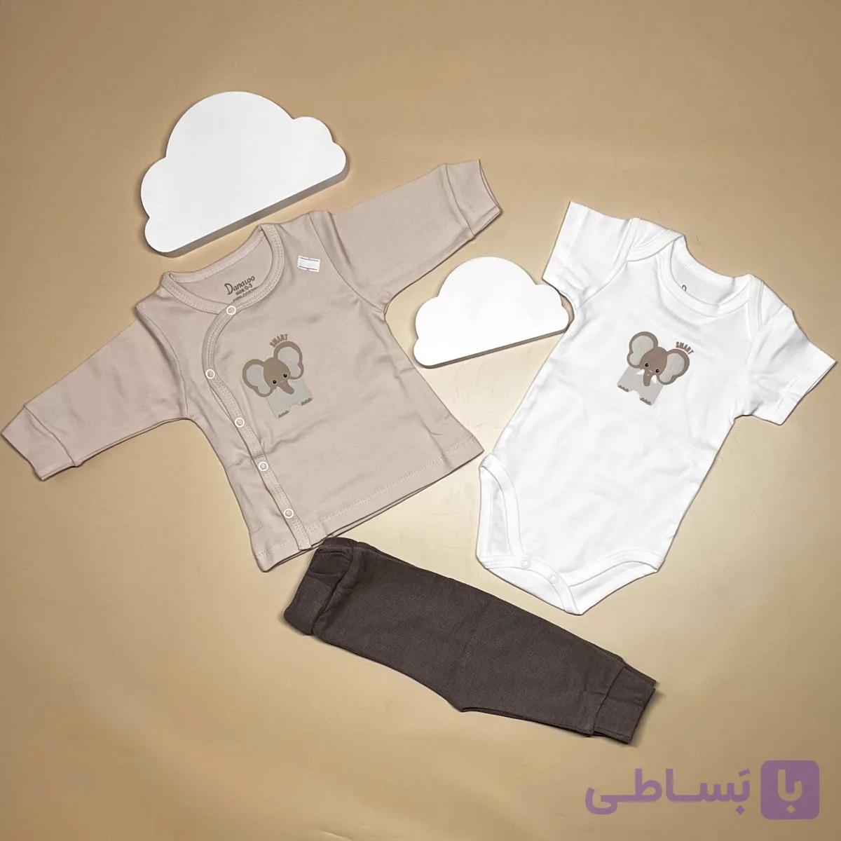ست نوزادی دانالو طرح فیل پفکی