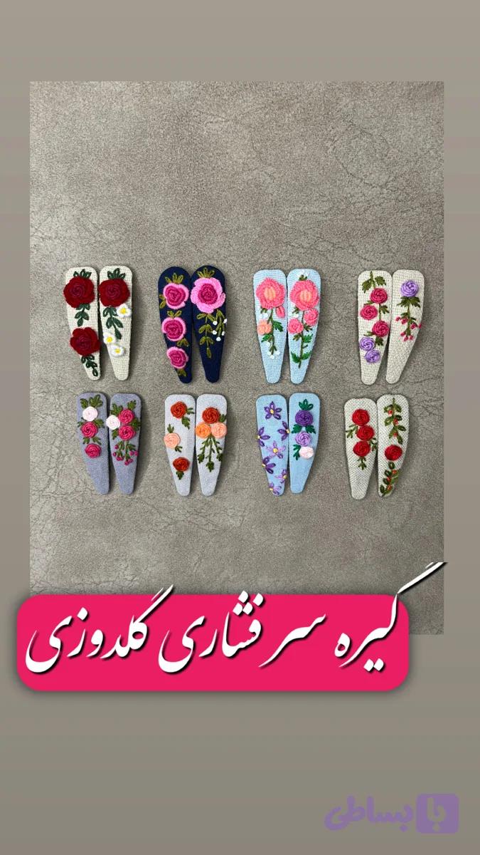 گیره مو بافت برزیلی کد ۰۱