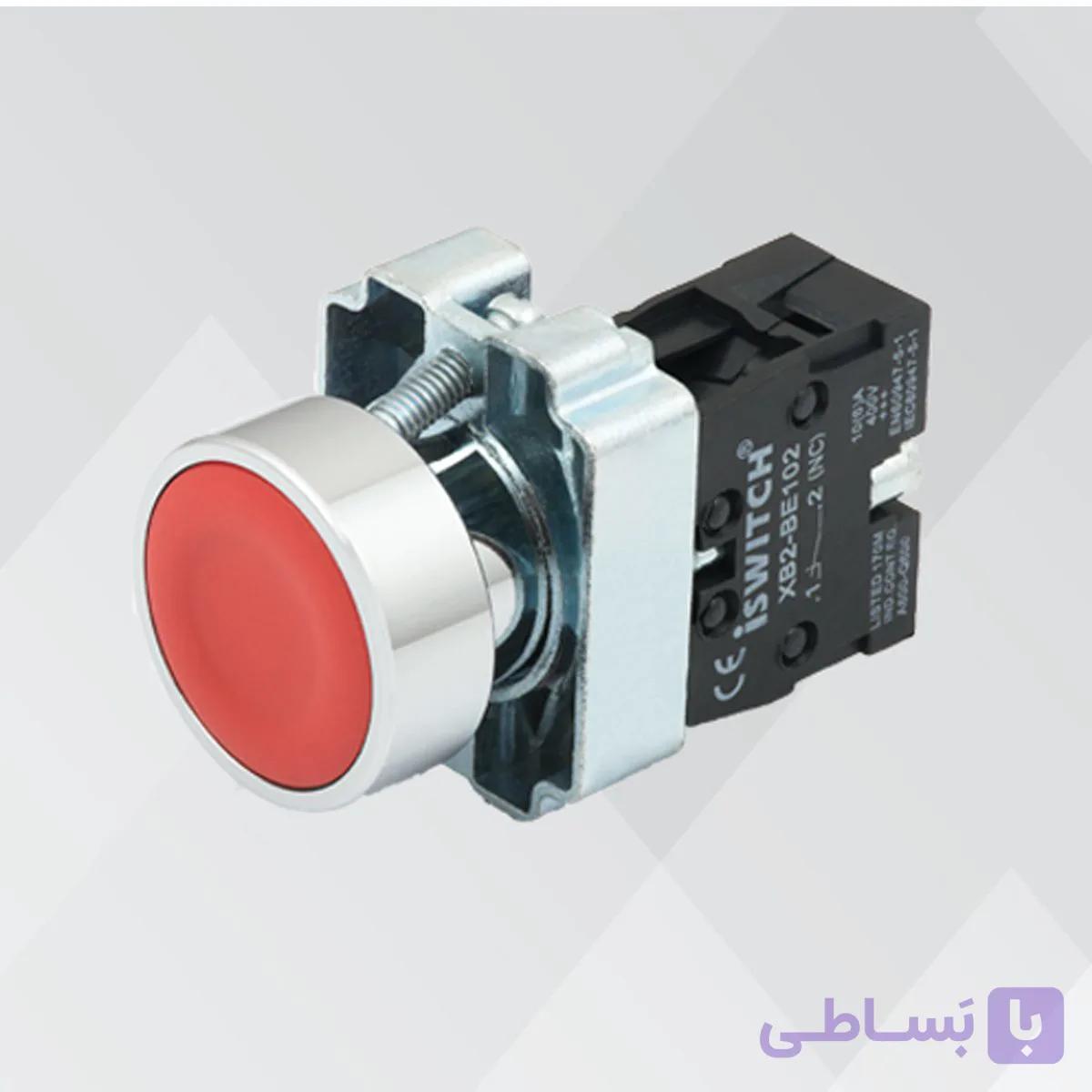 کلید فشاری قارچی استپ آی سوئیچ الکتریک (بسته ی 12 تایی) — تصویر 1