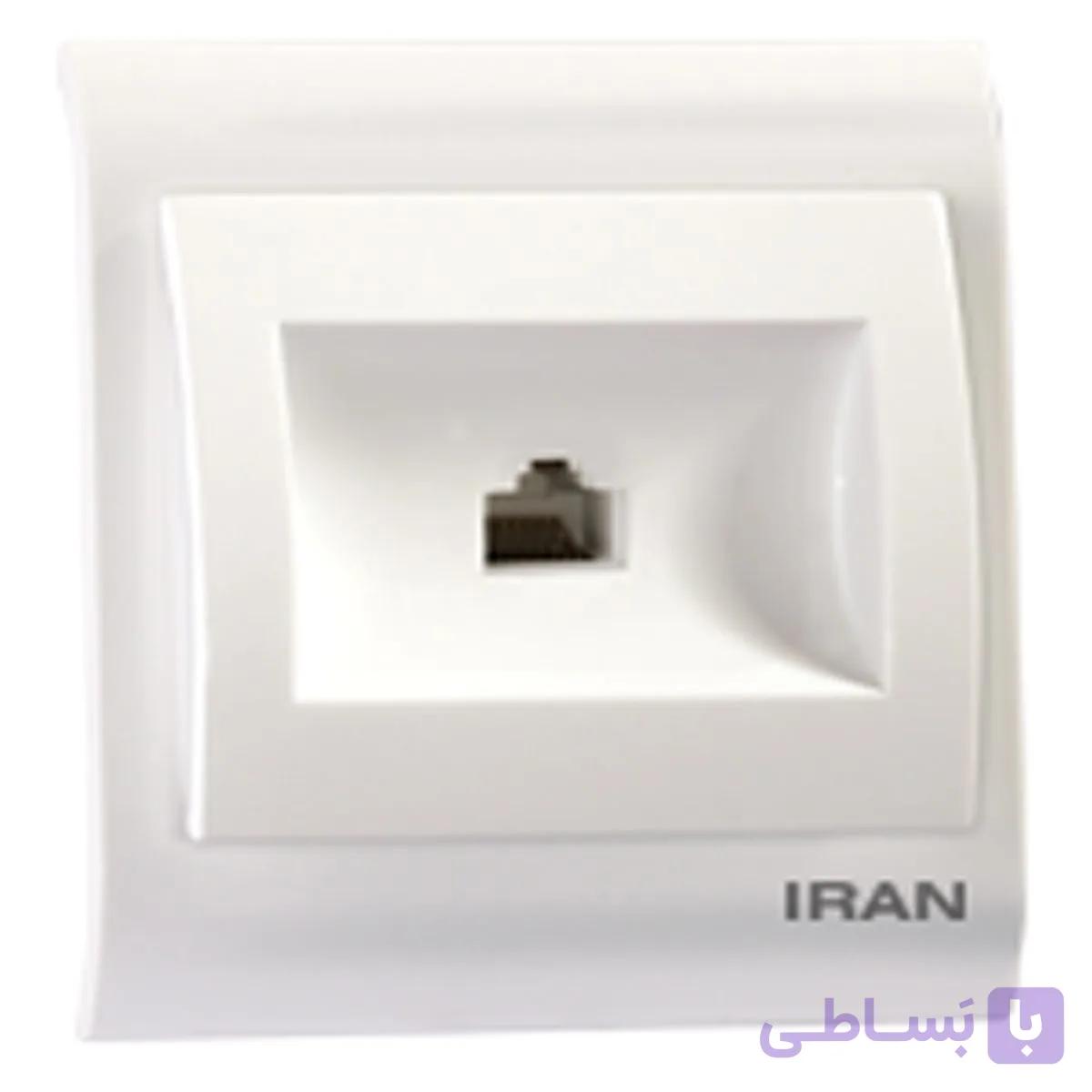 سوکت تلفن تک فضل الکتریک مدل ارس (بسته ی 120 تایی)