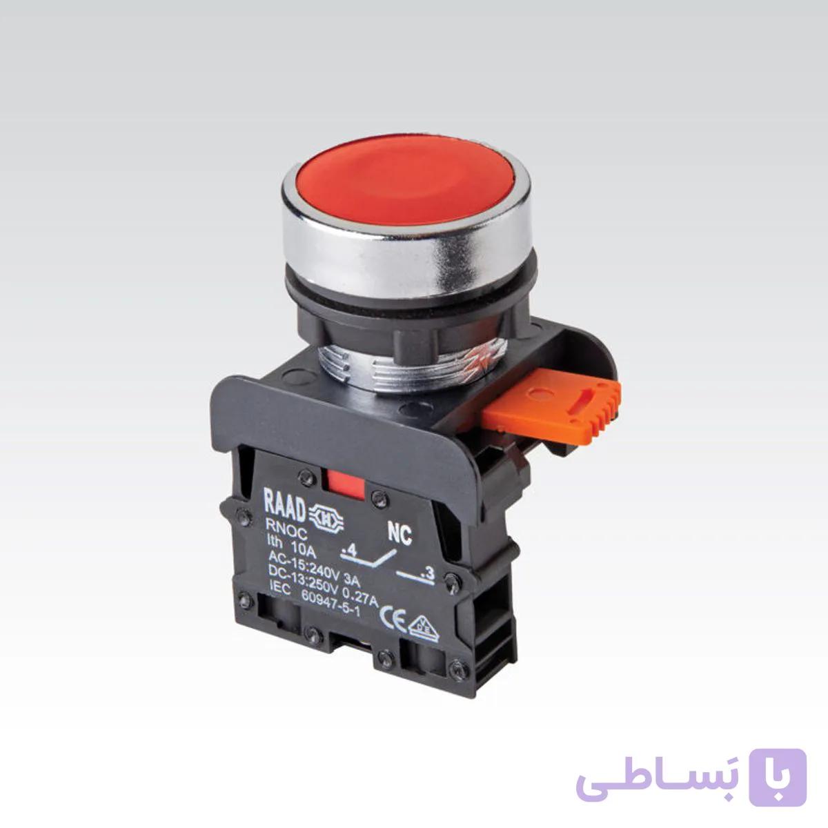 کلید فشاری استپ رعد الکتریک (کارتنی)