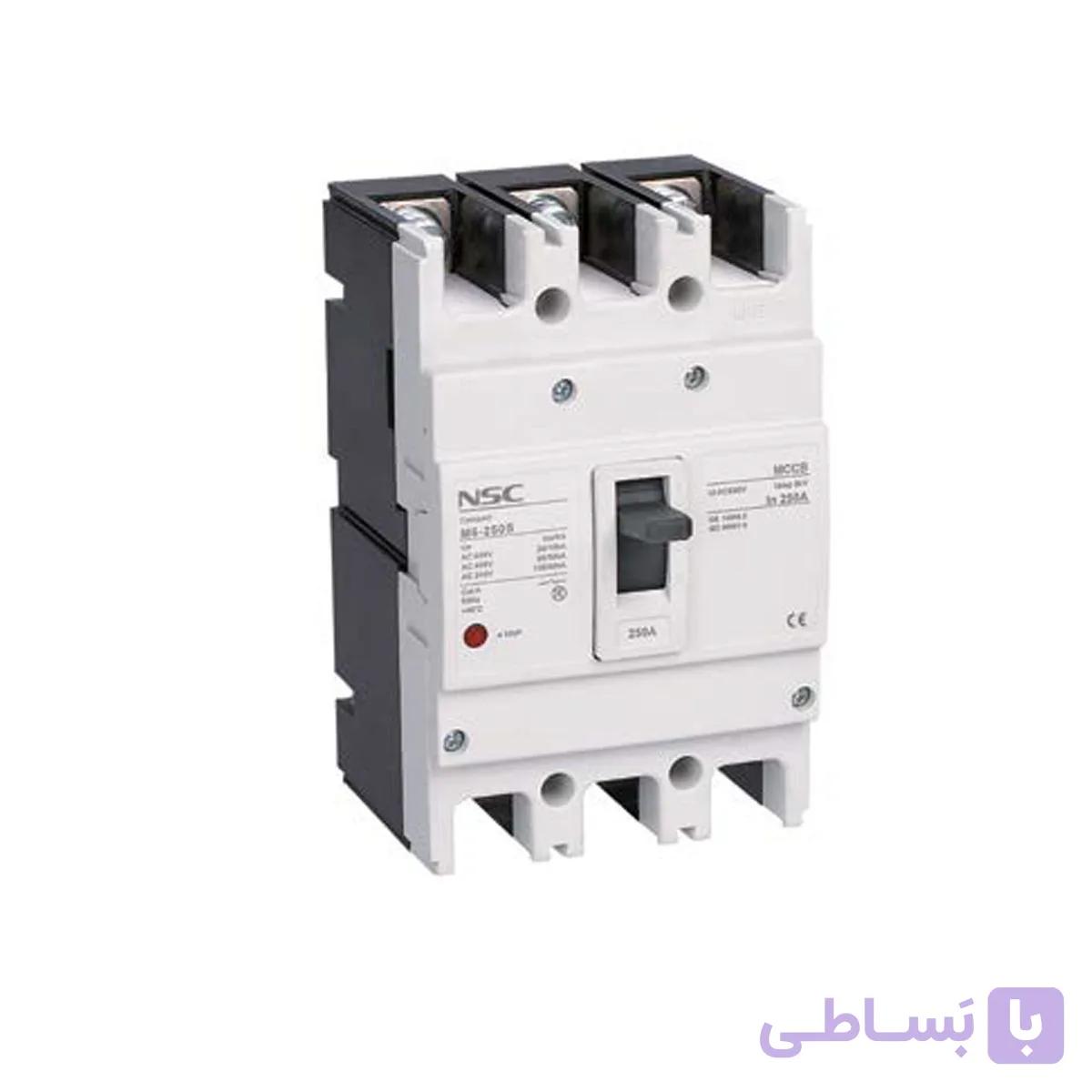 کلید اتوماتیک فیکس 160 آمپر NSC فریم 250 (کارتنی)
