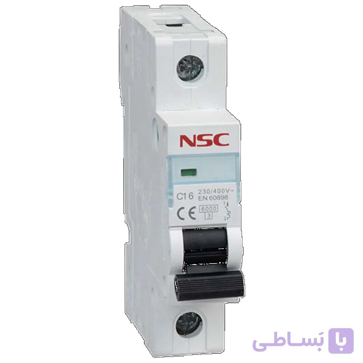 فیوز مینیاتوری تک پل NSC تیپ C (بسته ی 12 تایی) — تصویر 1