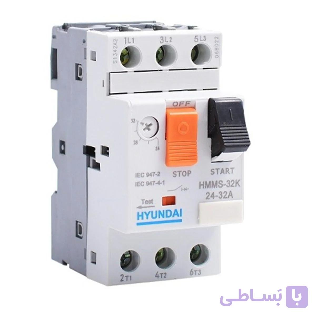 راه انداز موتور یا کلید حرارتی 32K هیوندای با قدرت قطع 10KA