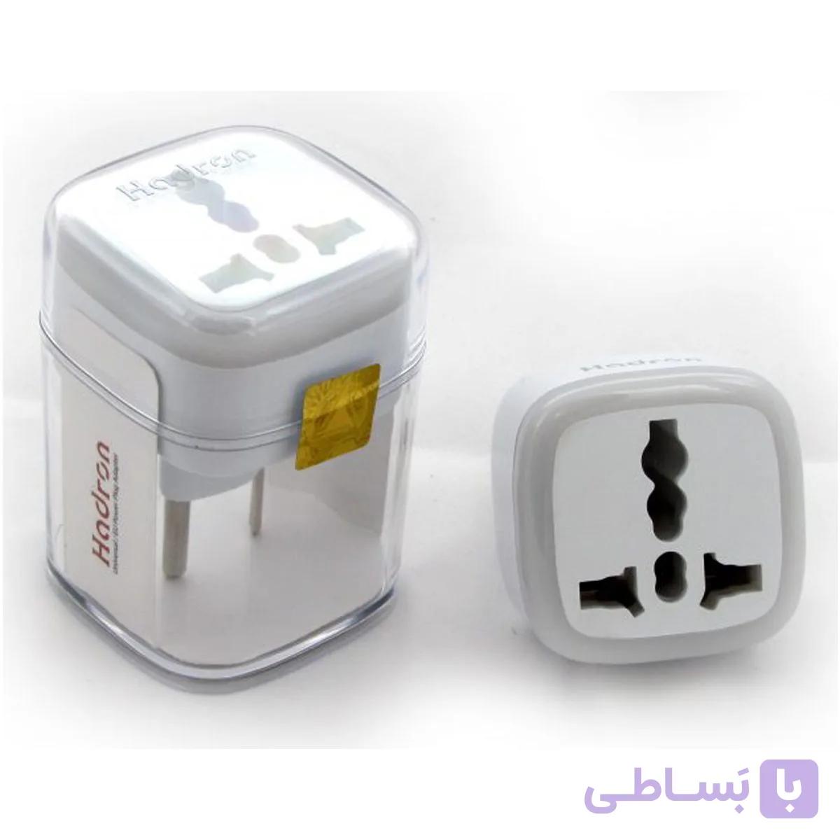 تبدیل دو شاخه برق هادرون مدل A10E (بسته ی 24 تایی) — تصویر 1