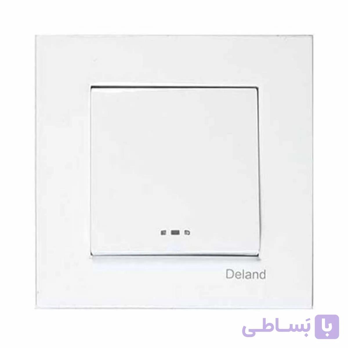 کلید سه پل سفید دلند طرح آسا (بسته ی 100 تایی)