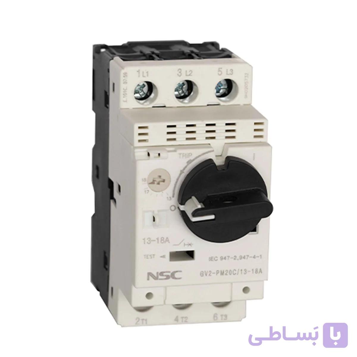 کلید حرارتی NSC با دسته ی گردان 24_32 آمپر (کارتنی)