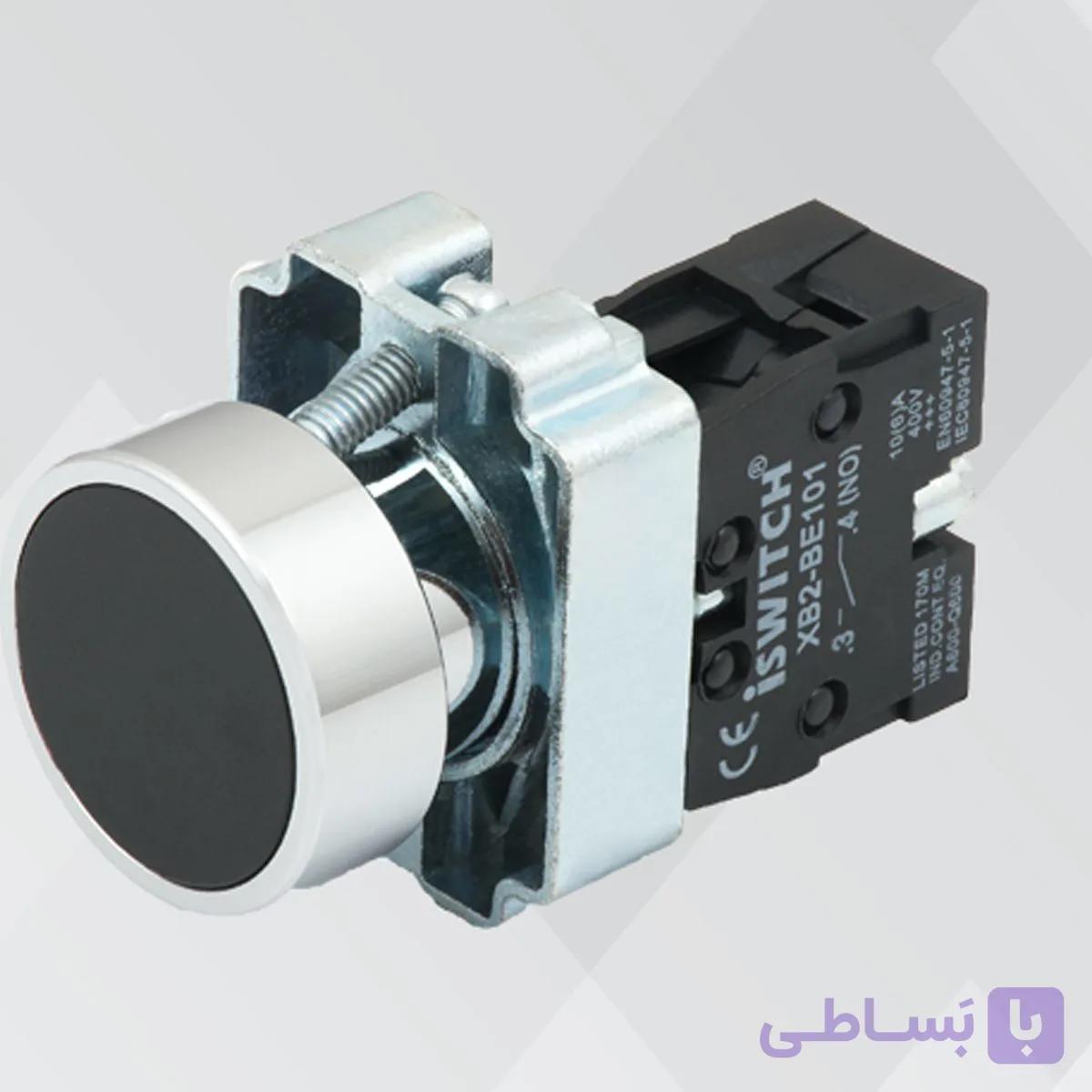 کلید فشاری استارت علامت دار آی سوئیچ الکتریک (بسته ی 12 تایی) — تصویر 1