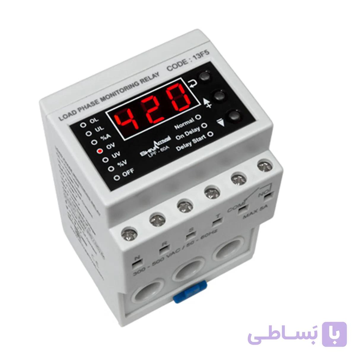 کنترل فاز بار ۱ تا۶۰ آمپر شیوا امواج مدل LPF_60A
