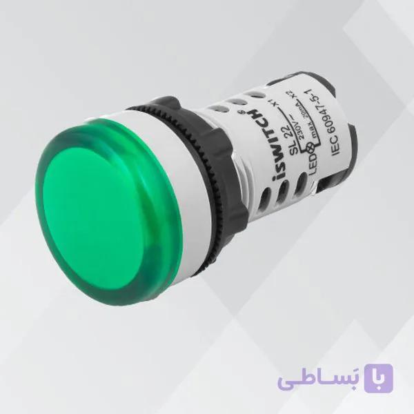 چراغ سیگنال 220 ولت AC/DC آی سوئیچ الکتریک (بسته ی 12 عددی)