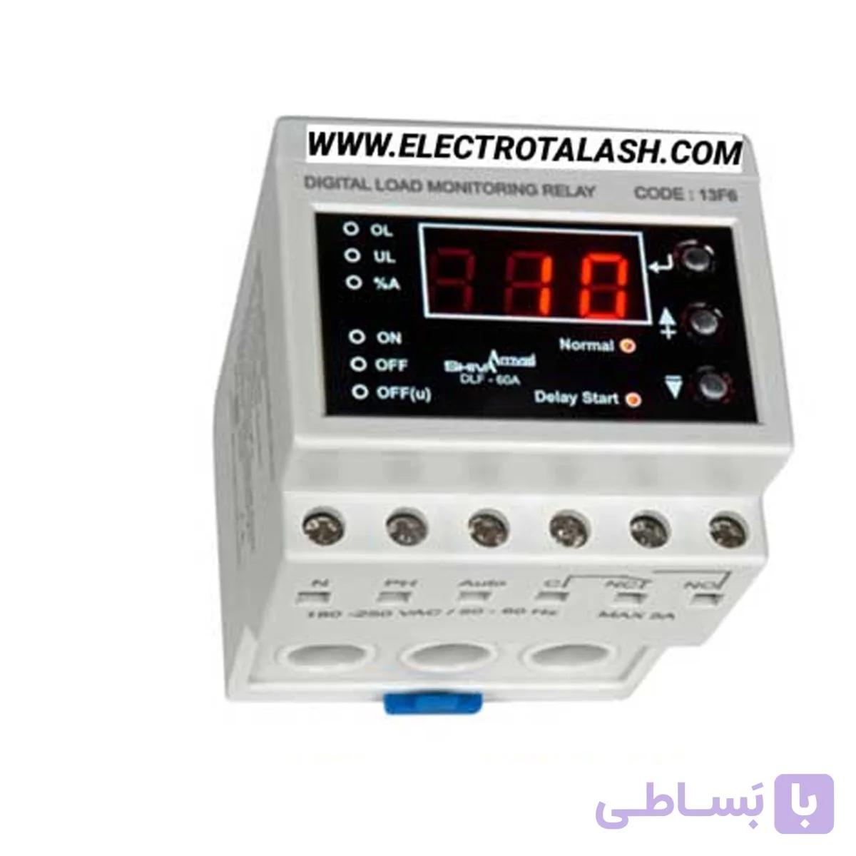 کنترل بار دیجیتال ۰٫۵ تا ۱۵ آمپر شیوا امواج مدل DLF_15A