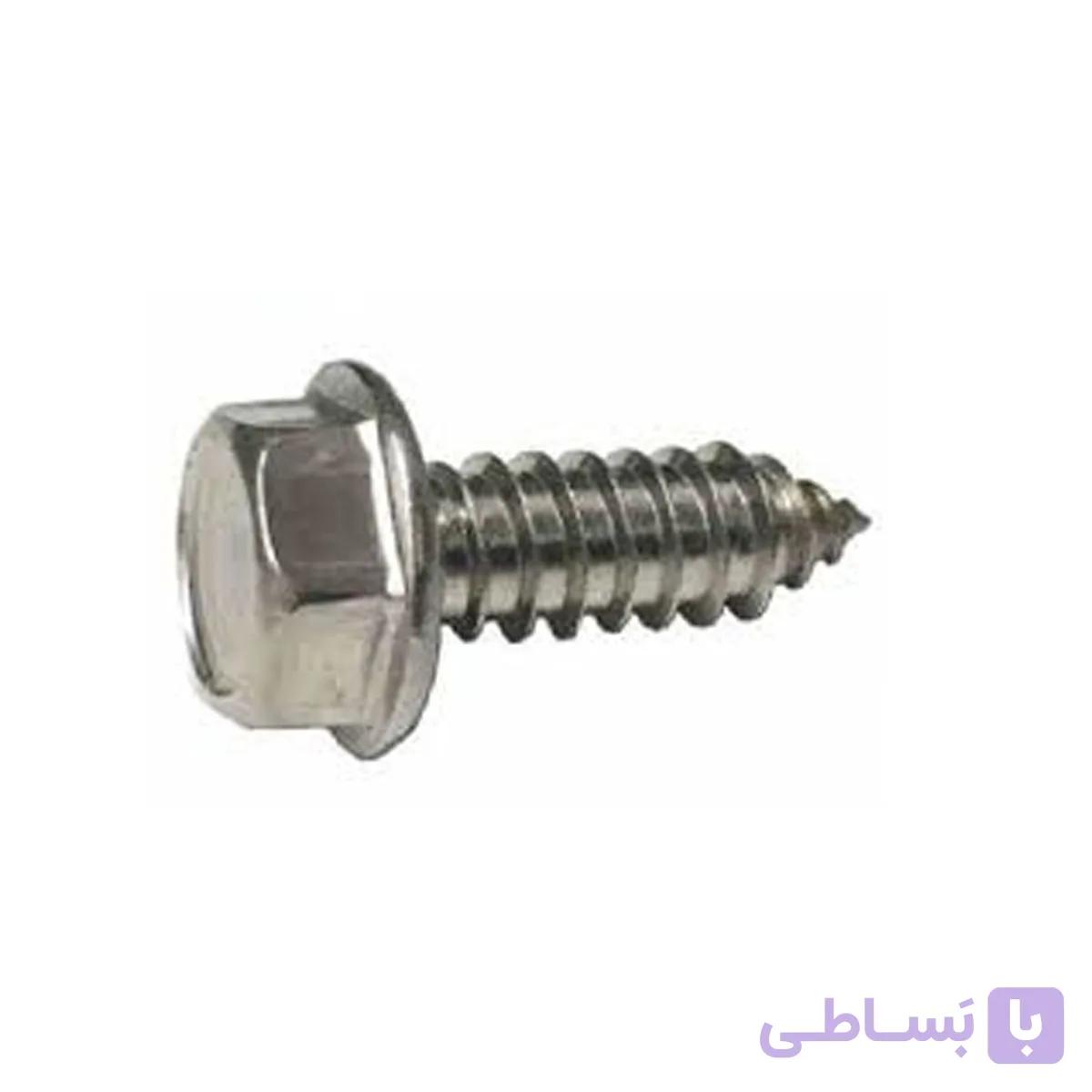 پیچ شش گوش واشردار 40*12 گالوانیزه DIN 6921 — تصویر 1