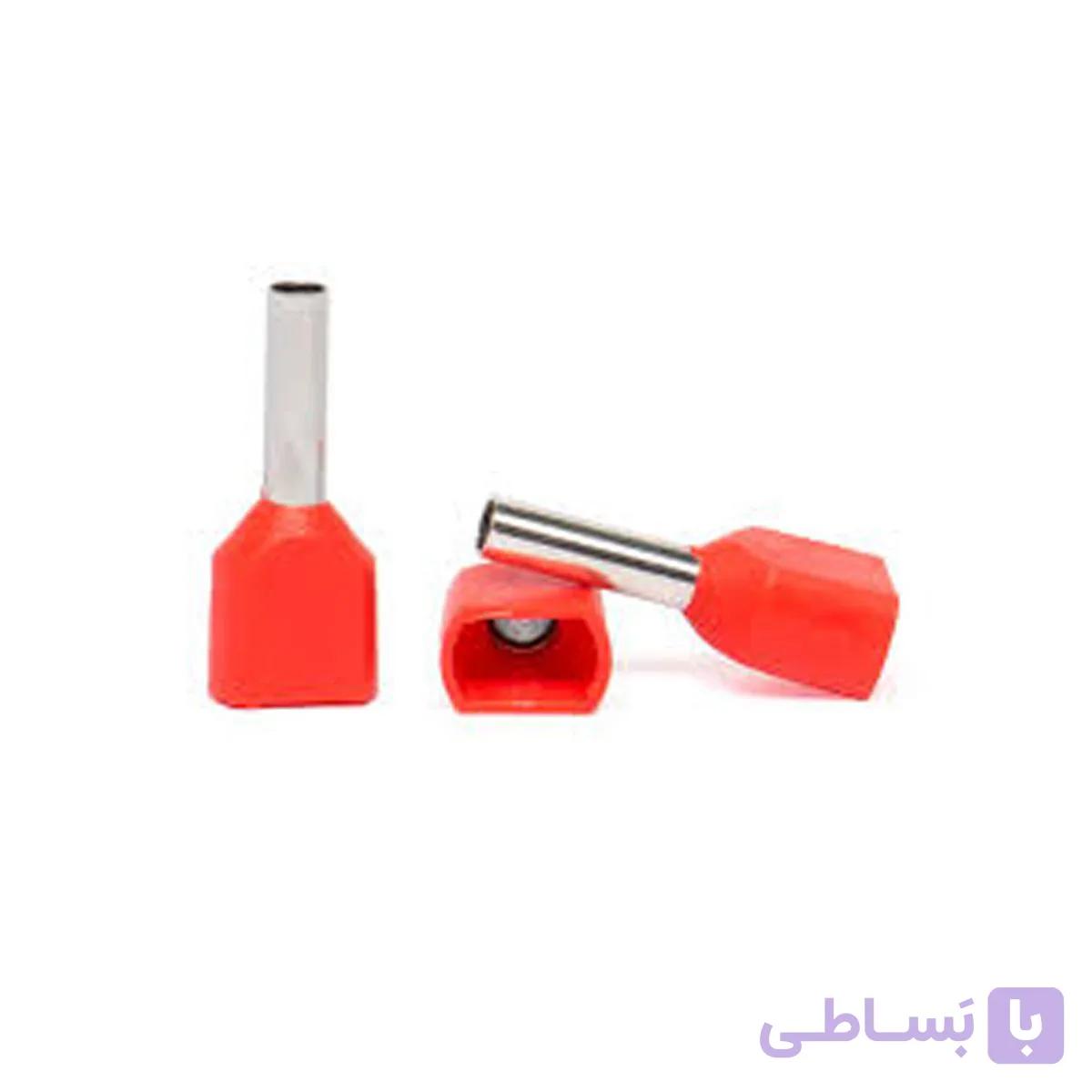 وایرشو دوبل روکش دار قرمز کد TE1008 آی سوئیچ الکتریک (کارتنی) — تصویر 1