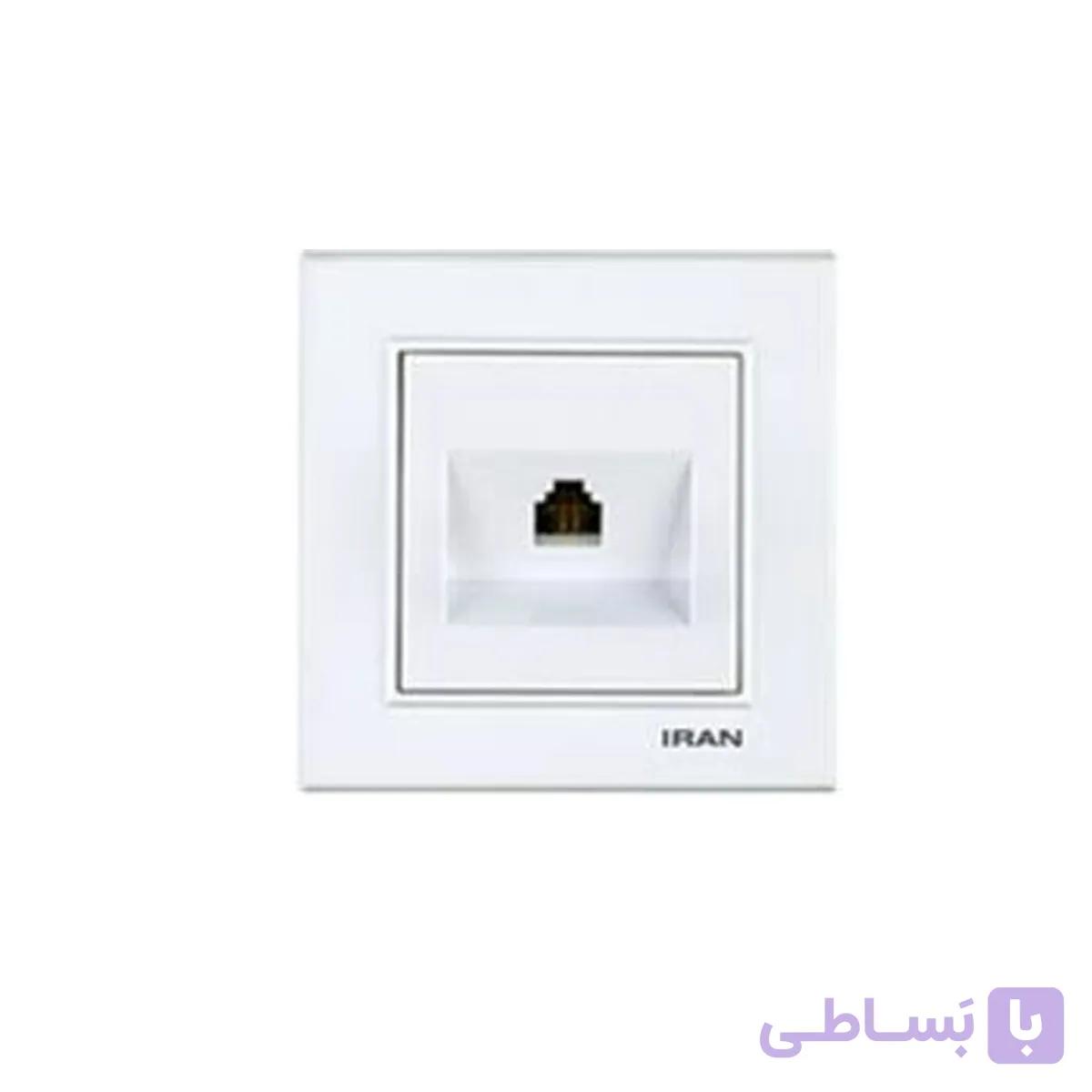 سوکت تلفن تک فضل الکتریک طرح برلیان (بسته ی 120 تایی)