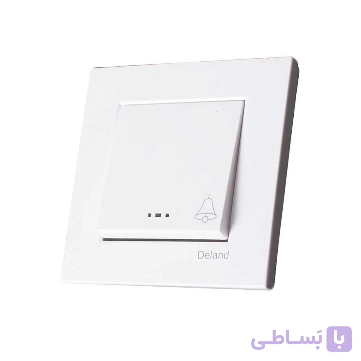 کلید شاسی راه پله سفید دلند طرح آسا (بسته ی 100 تایی) — تصویر 1