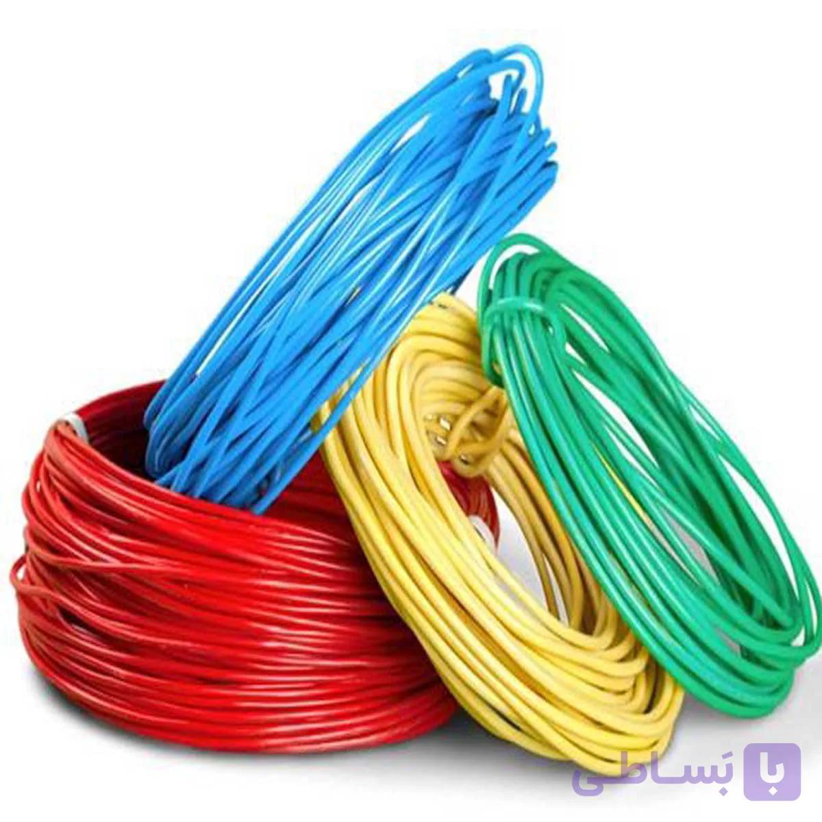 سیم ارت افشان 10*1 نیرو کابل البرز NCA (حلقه ی 100 متری) — تصویر 1
