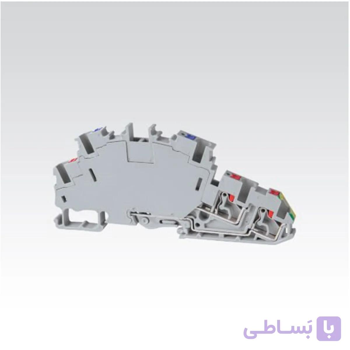 ترمینال فشاری دو طبقه ارت دار سایز 2/5 رعد RT/PG2.5-3L0E5 (کارتنی)