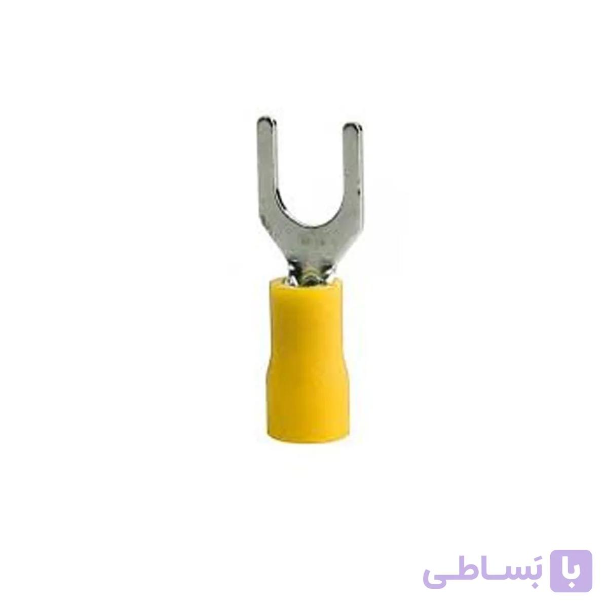 سرسیم دوشاخ زرد سایز 5/5 آی سوئیچ الکتریک (کارتنی) — تصویر 1