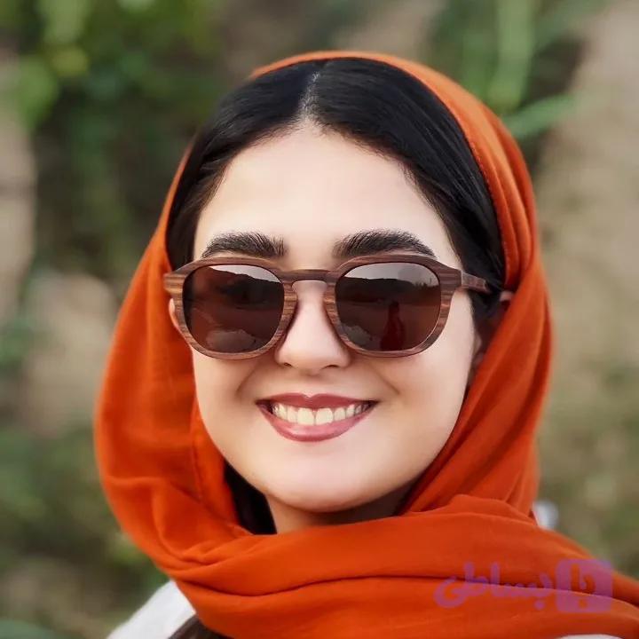 عینک چوبی مدل David چوب گردو — تصویر 1