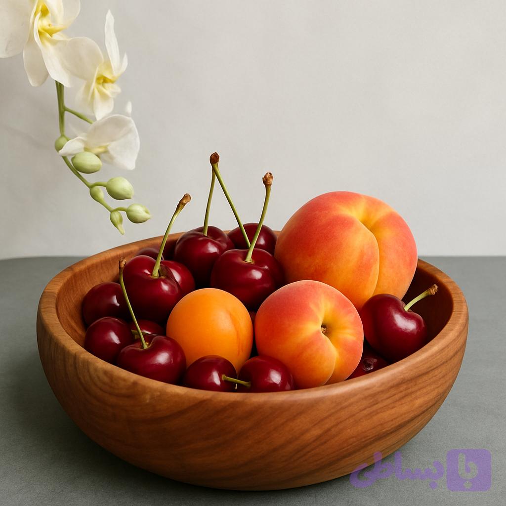 میوه خوری بارچینpastilwood چوب گردو