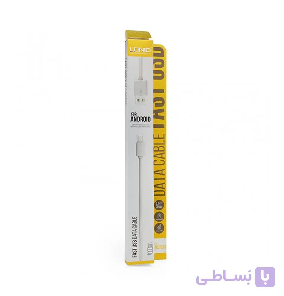 کابل شارژ MICRO-USB اندروید LDNIO الدینیو مدل SY-03 متراژ 1 متر — تصویر 1