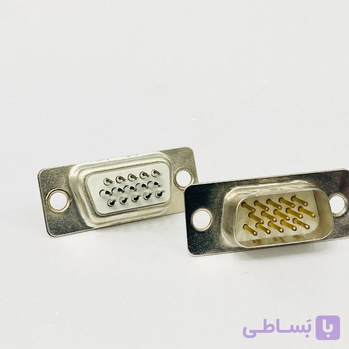 کانکتور ۱۵ پین VGA نرگی اتصال به کابل