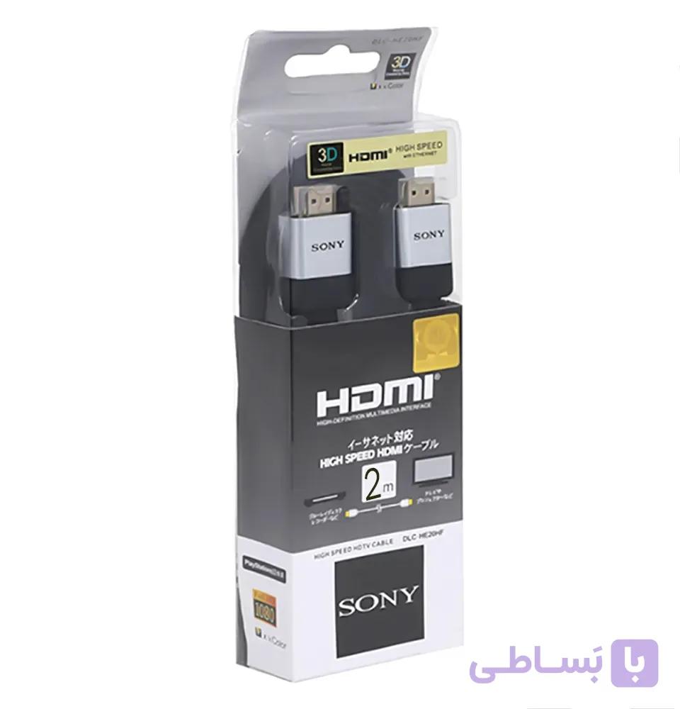 کابل تصویر HDMI فلت سونی SONY متراژ 2 متر — تصویر 1