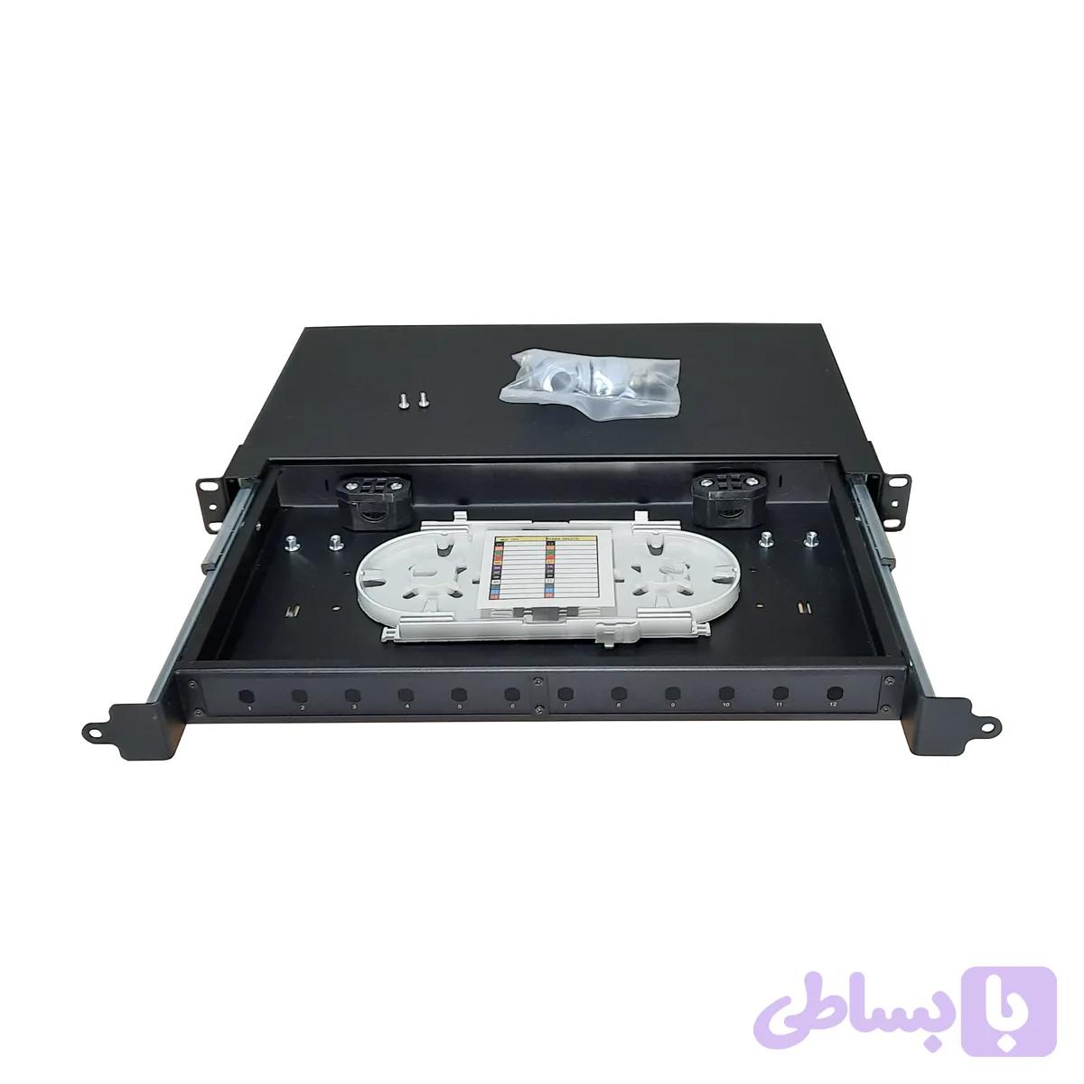 پچ پنل فیبر نوری اف سی 12p-fc-sx-1u برند نوین تجهیز تیدا