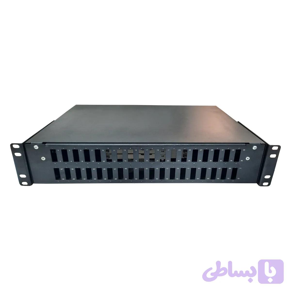 پچ پنل فیبر نوری ۳۶ پورت SC مدل 36p-sc-dx-2u برند نوین تجهیز تیدا — تصویر 1