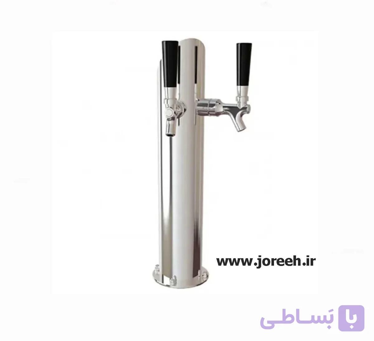 دستگاه دلستر ساز و نوشیدنی گازدار با دو شیر سرو — تصویر 1