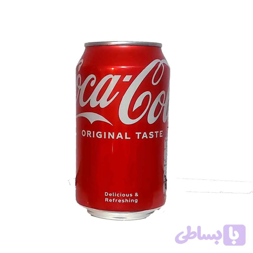نوشابه کوکاکولا قوطی 330 میل — تصویر 1